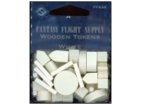 FFG Wooden Tokens: White