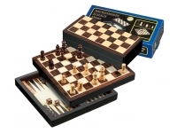 Schack/Chess - Backgammon - Checkers set: Travel, Magnetic