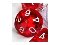 Translucent - Red - d10