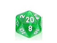 Translucent - Green - d20