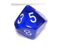 Translucent - Blue - d10