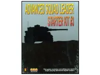 Advanced Squad Leader (ASL): Starter Kit 3 - Tanks