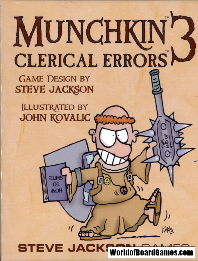 Clerical Errors Revised Edition SJG1416 Munchkin 3 