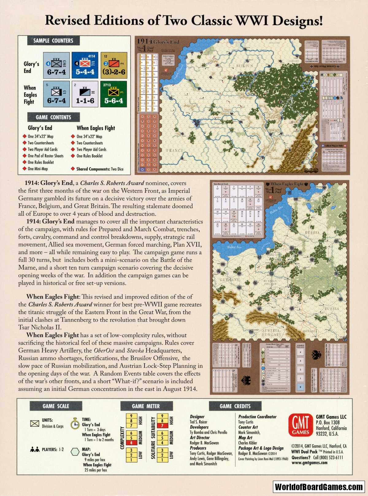 1914: Glory's End - When Eagles Fight - WorldofBoardGames.com
