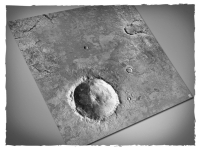 Deep-Cut Studio Gaming Mat: Asteroid Theme 3' x 3' (91,5 x 91,5 cm)