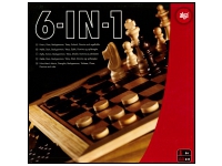 6-in-1: Schack/Chess, Dam, Backgammon, Domino, Kvarn & Yatzy (Alga)