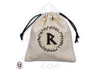 Dice Bag - Runic, Beige