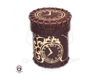 Dice Cup - Steampunk, Brown Leather