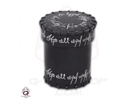 Dice Cup - Elven, Black Leather