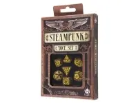 Dice Set - Steampunk, Brown and Yellow