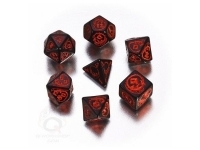 Dice Set - Dragons, Black and Red