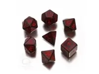 Dice Set - Elven, Black and Red