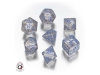 Dice Set - Elven, Translucent and Blue