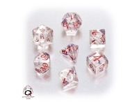 Dice Set - Classic, Elven - Translucent, Blue and Red