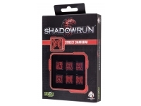 Dice Set - Shadowrun, Street Samurai - d6, 6 st