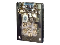 Dice Set - Call of Cthulhu, Beige and Black