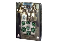 Dice Set - Call of Cthulhu, Black and Green