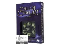 Dice Set - Call of Cthulhu, 7th Edition, Black and Green