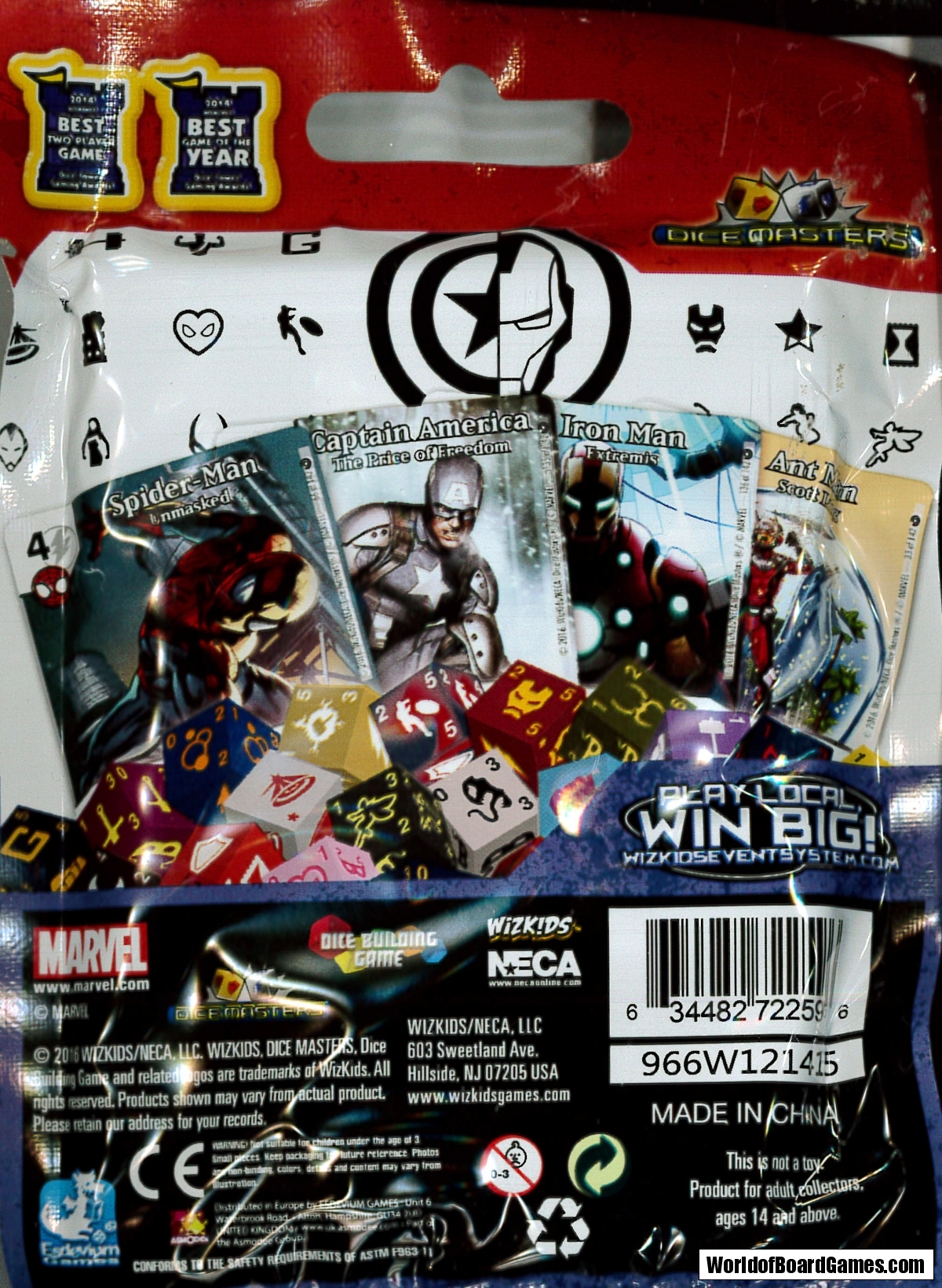 Marvel Dice Masters Civil War Booster