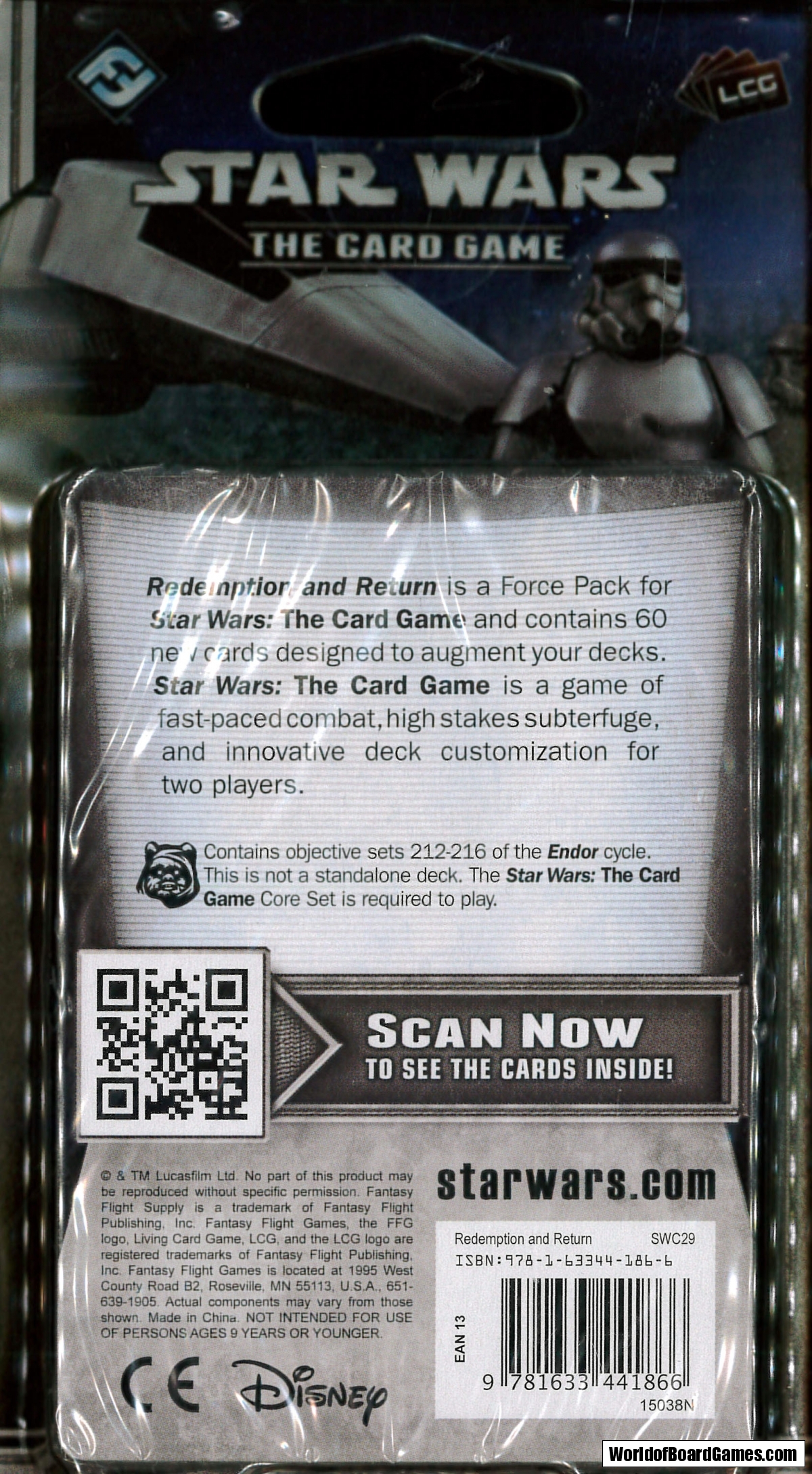 Star Wars The Card Game Redemption and Return (Exp