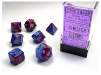 Gemini - Blue-Purple/Gold - Dice set