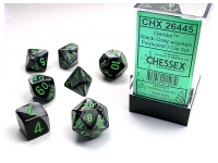 Gemini - Black-Grey/Green - Dice set