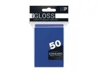 Ultra Pro: PRO-Gloss 50ct Standard Deck Protector sleeves: Blue (66 x 91 mm)