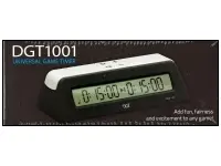 Schackklocka/Chess clock: DGT 1001