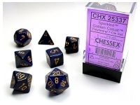 Speckled - Golden Cobalt - Dice set