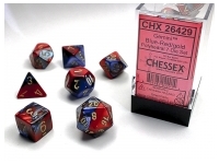 Gemini - Blue-Red/Gold - Dice set