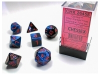 Gemini - Black-Starlight/Red - Dice set