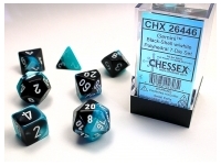 Gemini - Black-Shell/White - Dice set