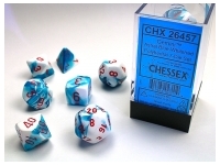 Gemini - Astral Blue-White/Red - Dice set