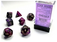 Gemini - Black-Purple/Gold - Dice set