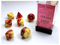 Gemini - Red-Yellow/Silver - Dice set