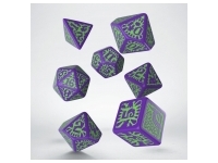 Dice Set - Pathfinder, Goblin Purple & Green