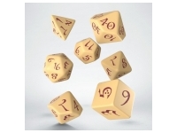 Dice Set - Classic RPG, Beige & Burgundy