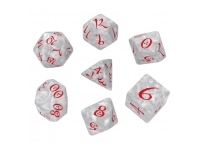 Dice Set - Classic RPG, Pearl & Red