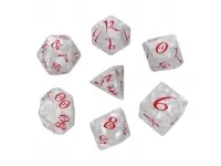 Dice Set - Classic RPG, Pearl & Red