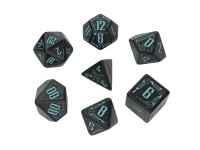 Dice Set - Galactic, Black & Blue