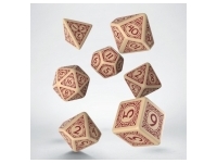 Dice Set - Viking, Beige & Burgundy