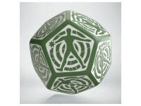 Dice - Hit Location, Green & White - D12, 1st
