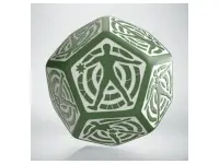 Dice - Hit Location, Green & White - D12, 1st