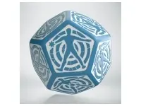Dice - Hit Location, Blue & White - D12, 1st