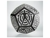 Dice - Hit Location, Black & White - D12, 1st