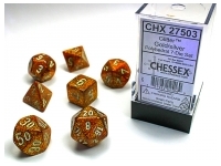 Glitter - Gold/Silver - Dice set