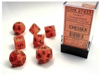 Vortex - Orange/Black - Dice set