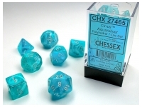 Cirrus - Aqua/Silver - Dice set