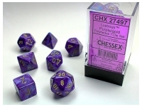 Lustrous - Purple/Gold - Dice set