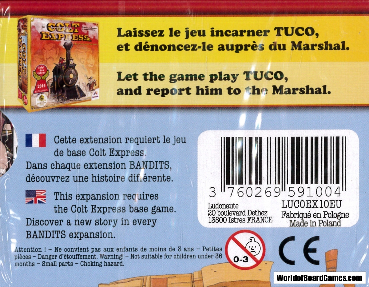 Colt Express - Bandits : Tuco (Extension)